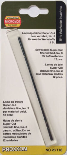 PROXXON super oštri listovi pile (standardna izvedba bez pina), NO 28118