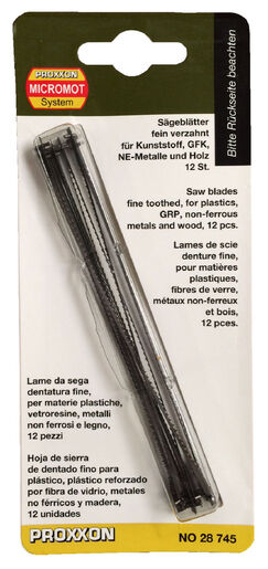 PROXXON super oštri listovi pile bez klinova na krajevima (127mm), NO 28745