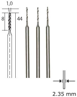 PROXXON MICROMOT HSS-svrdla za metal, plastiku i  drvo NO 28854