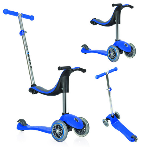 Globber Evolutivno vozilo - 4 u 1, plava