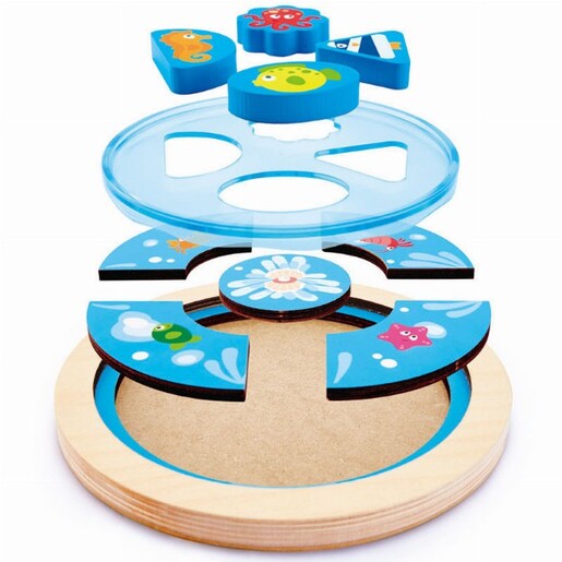 Hape dvoslojne puzzle morski svijet