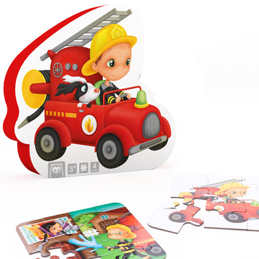 Eurekakids "Mali vatrogasac" evolutivne puzzle