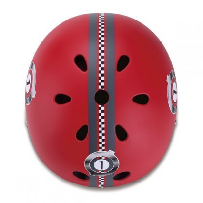 Globber šljem - trkaća crvena