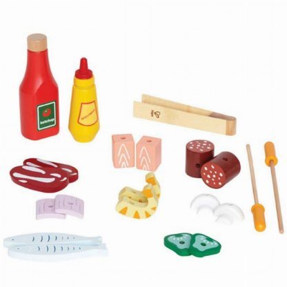 Hape roštilj sa hranom