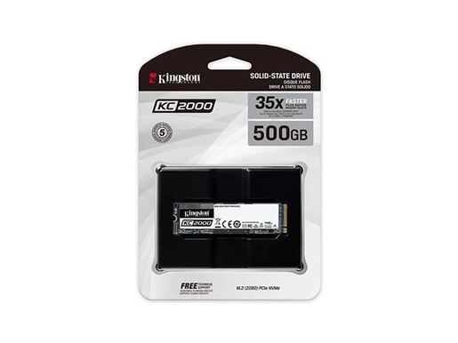 SSD KINGSTON 500GB KC2000 PCIe M.2 2280 NVMe