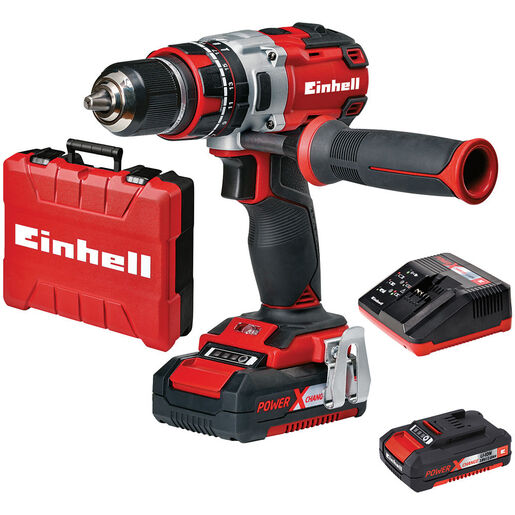 Einhell PXC akumulatorska bušilica TE-CD 18/2 Li Kit (2x1,5 Ah + punjač) i PXC-Starter-Kit 18V 2,5Ah