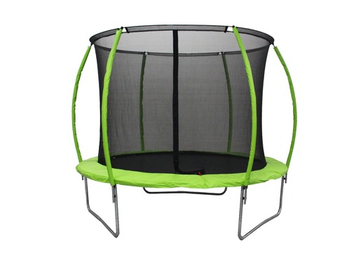 LEGONI trampolin SPACE sa zaštitnom mrežom, 425cm-zeleni