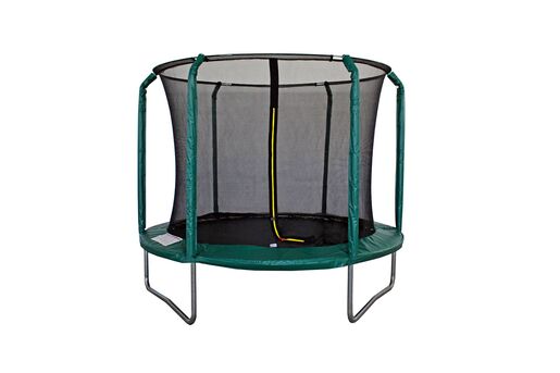 LEGONI trampolin AERO sa zaštitnom mrežom 244 cm, tamno zeleni