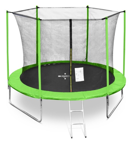 LEGONI trampolin FUN sa zaštitnom mrežom, 244cm, zeleni