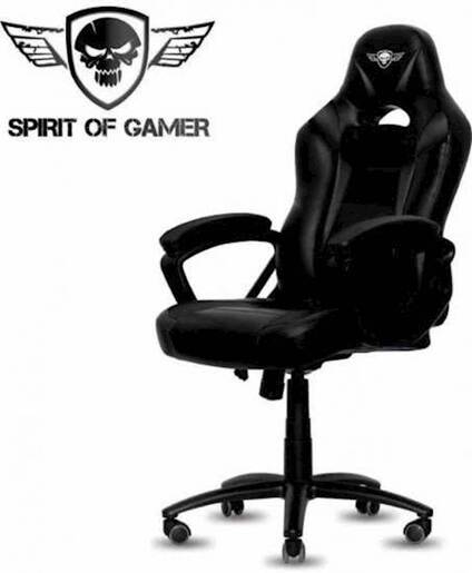 Stolica Spirit of gamer FIGHTER, crna
