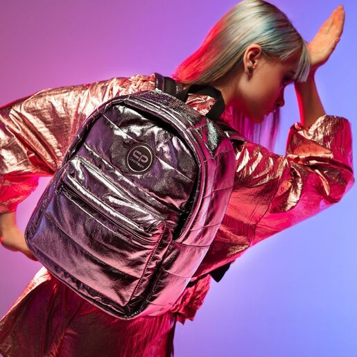 CoolPack ruksak školski 1 zip Ruby Gloss Silver art.B07221