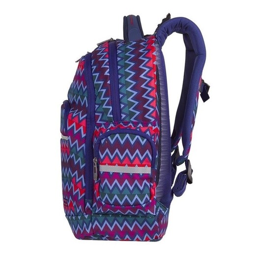 CoolPack ruksak 3 zipa Brick 17" sivo/crni 82379