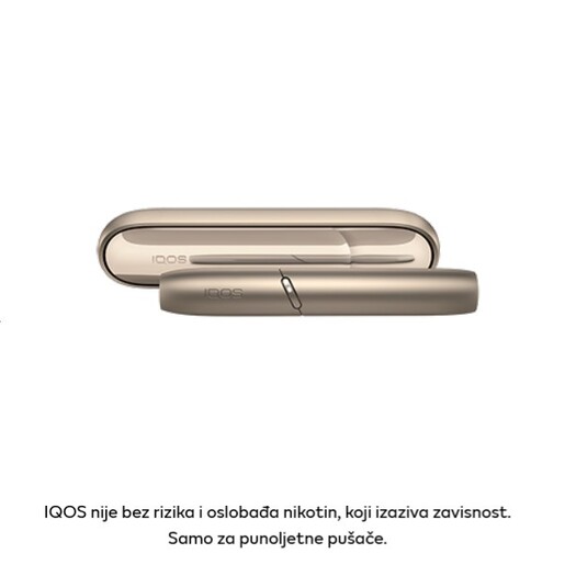 IQOS 3 DUO uređaj,  Brilliant Gold