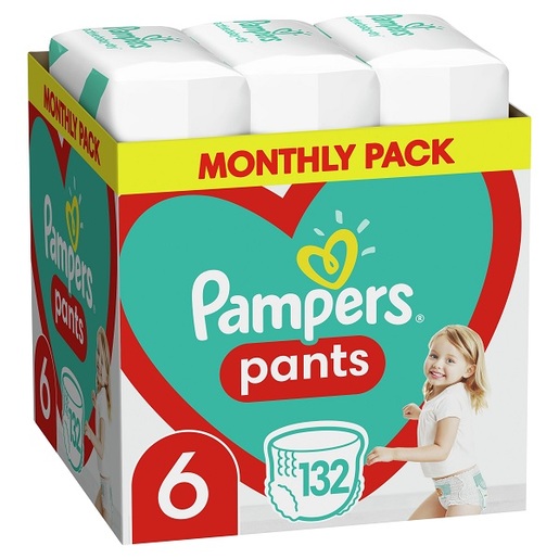Pampers Pants pelene gaćice S6 / 16+ kg / 132 kom
