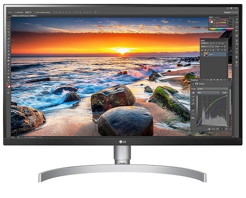 LG monitor 27UL850-W, 4K UHD 3840x2160, 27 IPS, 350 cd/m2, AMD FreeSync, HDR400, HDMI, DP, USB Type-C 60Hz, 5ms