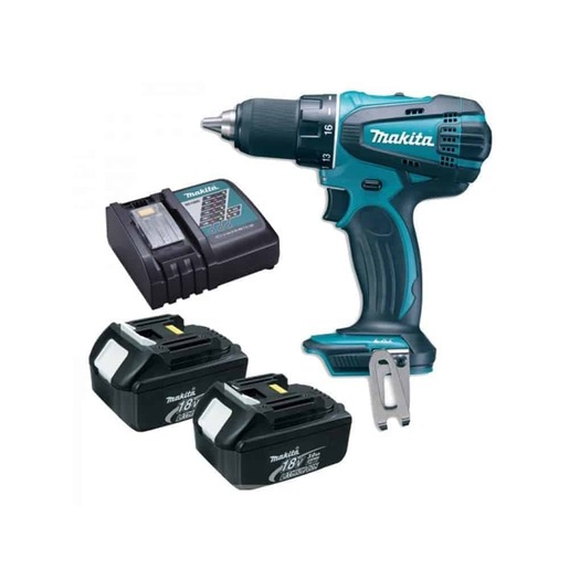 Makita akumulatorska bušilica-odvijač DDF485RFJ ( 2 x BL1830B, kofer, punjač )