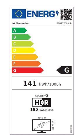 LG LED televizor 43UP76703LB, 4K Ultra HD,  Smart TV, webOS