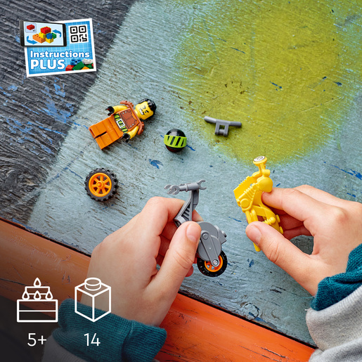 LEGO City Motocikl za rušenje i vratolomije 60297