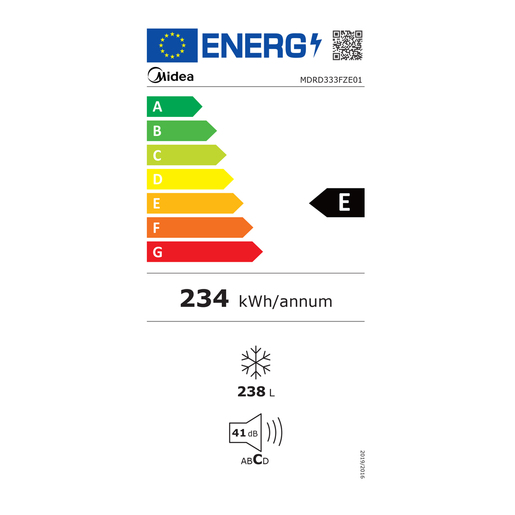 Midea zamrzivač MDRD333 (HS-312)