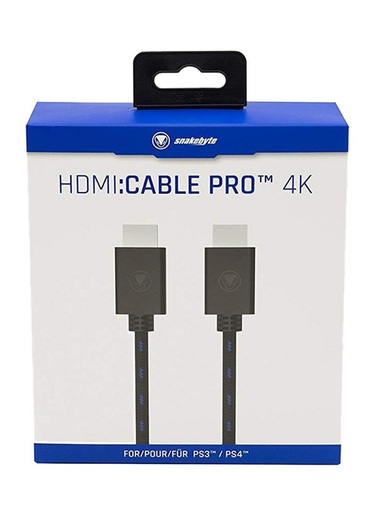 Official HDMI 4K Kabal (PS4 / PS3) 3m - Snakebyte PS4 HDMI: CABLE 4K™