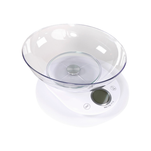 VIVAX kuhinjska vaga KS-505BW od 1 g do 5.000 g; BIJELA