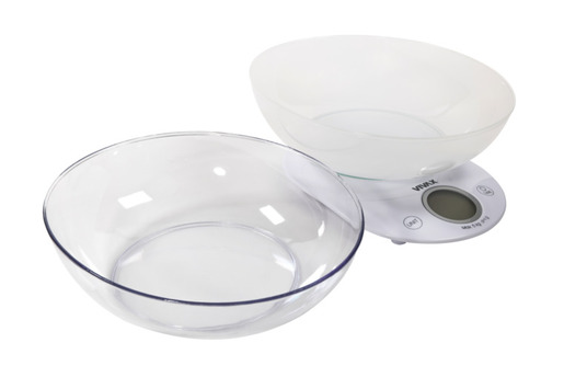 VIVAX kuhinjska vaga KS-505BW od 1 g do 5.000 g; BIJELA