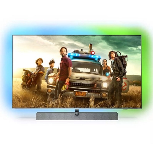 PHILIPS MiniLED televizor 65PML9636/12, 4K Ultra HD, Android, Smart TV, Ambilight sa 4 strane, Quad Core, Srebreni (IZLOŽBENI MODEL)