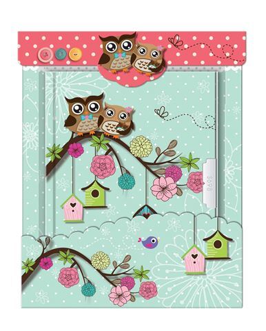 Foshan dnevnik s ključićem u kutiji sovice na drvetu 0181293