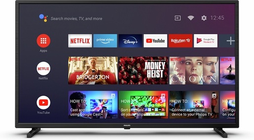 Philips LED televizor 39PHS6707/12, HD ready, Smart TV, Android, Crni