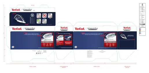 TEFAL pegla na paru FV6812E0 2800W