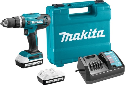 Makita akumulatorska udarna bušilica HP488D002 , 2x baterija 1.5 Ah 18 V, punjač