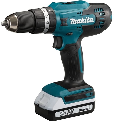 Makita akumulatorska udarna bušilica HP488D002 , 2x baterija 1.5 Ah 18 V, punjač