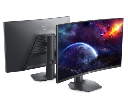 DELL monitor S-series S3222DGM Gaming Curved, QHD 2560x1440, 32,5 VA, 350 cd/m2, AMD FreeSync Premium, DP, HDMI, 165Hz, 1ms