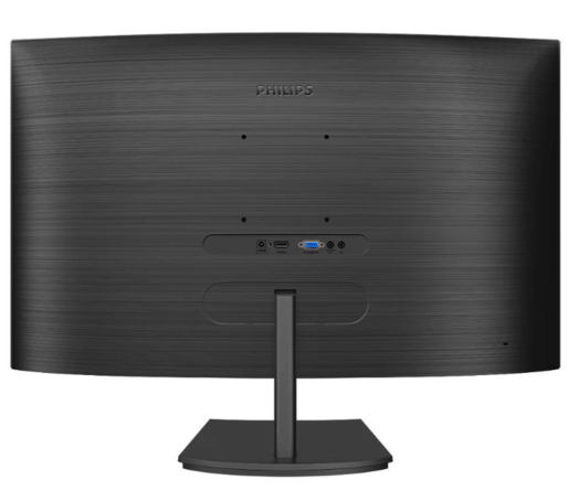 PHILIPS monitor 241E1SC/00, E-line Zakrivljeni, FULL HD 1920 x 1080, 24 VA, 250 cd/m2, AMD FreeSync, HDMI, VGA, 75Hz, 4ms
