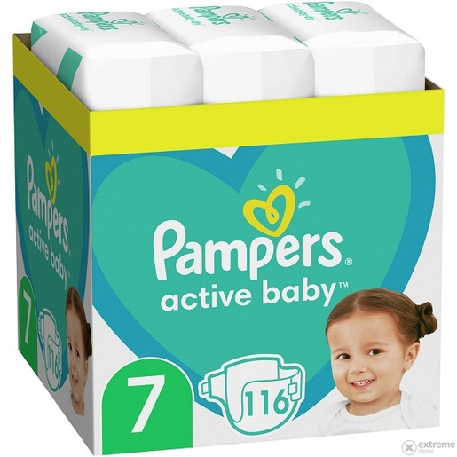 Pampers Active baby pelene S7 / 15+ kg / 116 kom