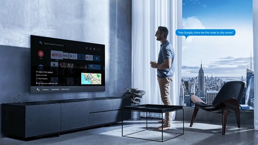 TCL QLED televizor 43C725, 4K Ultra HD, Android, Smart TV, Dolby Vision Atmos, Google Assistant, Sivi