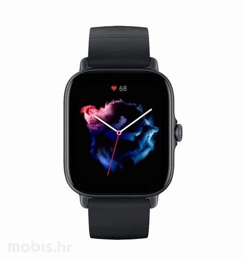 Xiaomi AmazFit GTS 3 pametni sat, Crni