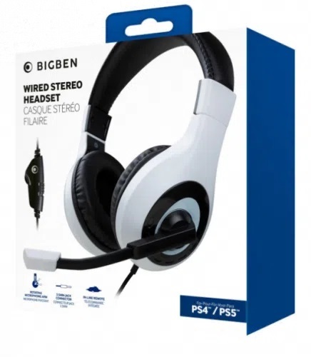Bigben Stereo Gaming slušalice PS5 bijele PS5HEADSETV1WHITE