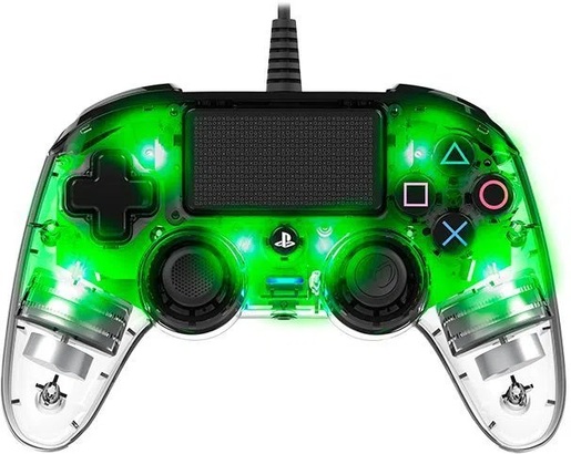 Bigben PS4 Nacon Compact Light Wired Controller prozirno-zeleni