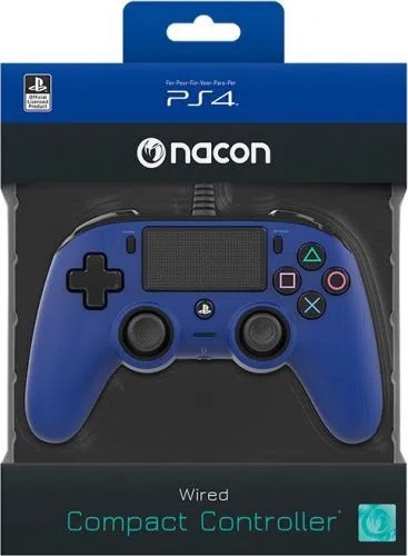 Bigben Wired Nacon Controller PS4 3m kabel (PC compatible) plavi