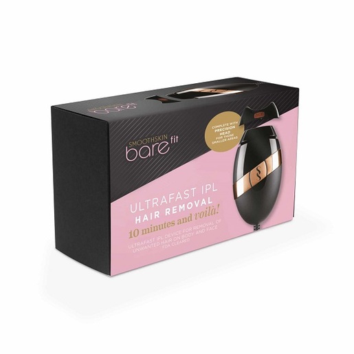 SmoothSkin Bare Fit IPL odstranjivač dlačica crni