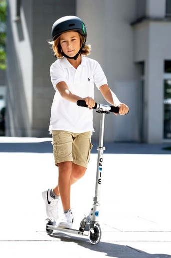 Micro Sprite Silver Matt LED romobil