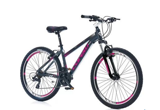 CORELLI VIA LADY 1.1 24 dječje biciklo crno - roze