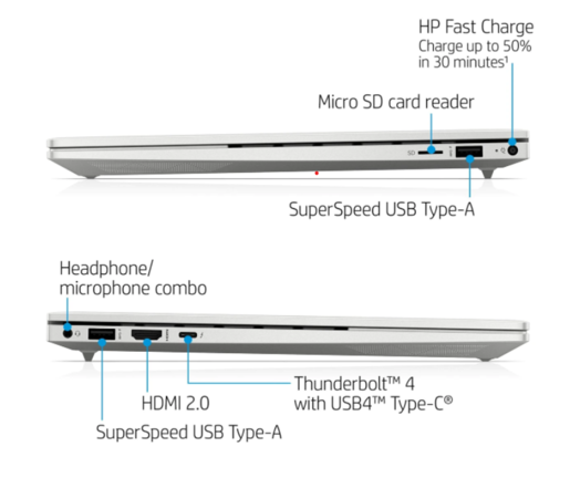 Laptop HP ENVY 14-eb0006nm 519Y3EA, 14 WUXGA IPS 400nits, Intel Core i7-11370H, 16GB RAM, 512GB PCIe NVMe M.2 SSD, Intel IRIS Xe, FreeDOS