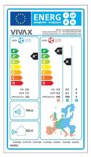 VIVAX COOL klima uređaj ACP-18CH50AESI PRO