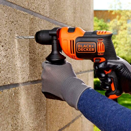 BLACK & DECKER električna udarna bušilica 550 W - BEH550