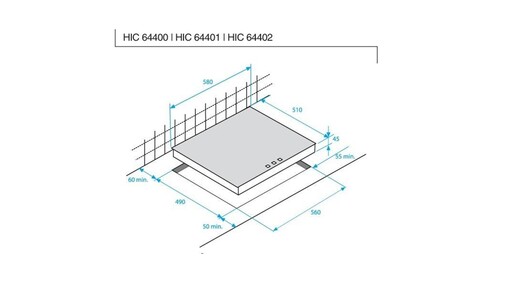 Beko set BBIE 12100 BD + HIC 64400 E