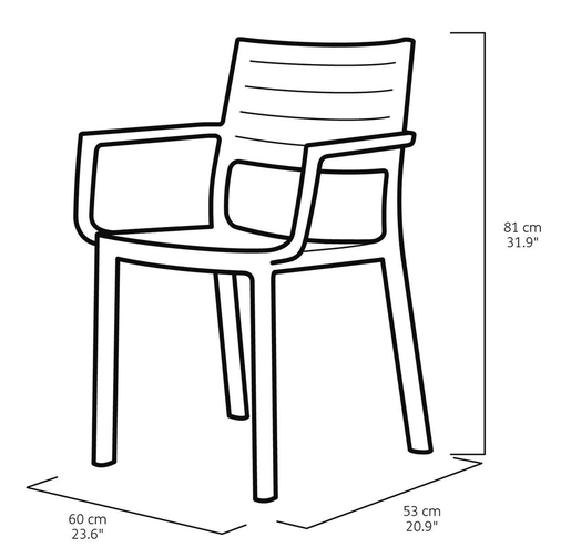 KETER stolica Metaline - 247276