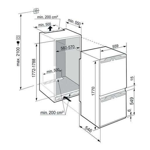 Liebherr frižider ICBb 5152