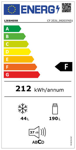 Liebherr frižider CT 2531